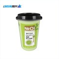 350 ml 12oz Einweg bedrucktes kaltes Getränk IML Clear Plastic Cup mit Deckel für Getränke
